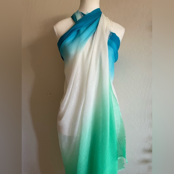Nordstrom Accessories - Blue, white and green wrap